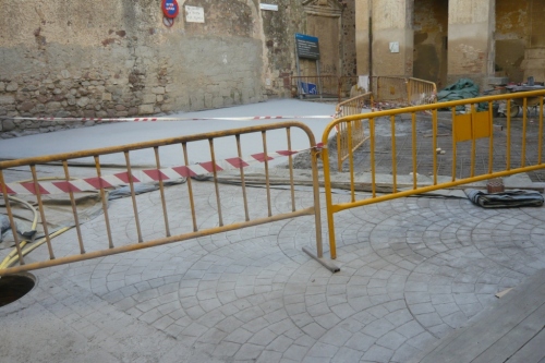 Remodelació plaça Dalt febrer 2011